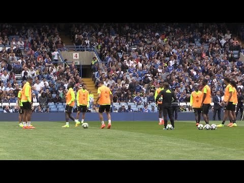 Chelsea Players Train At Stamford Bridge Ahead Of The New Premier League Season