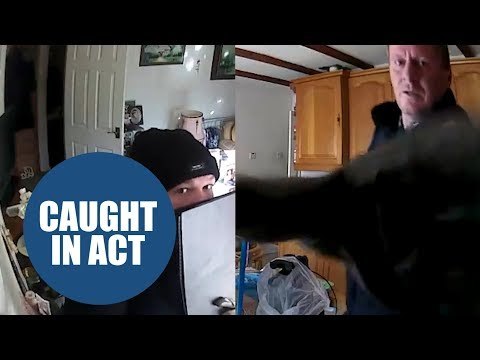 Two bungling burglars who were caught on crystal clear CCTV