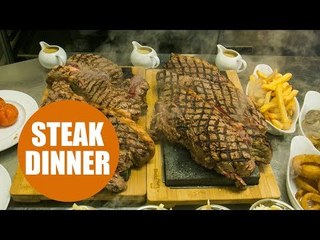 Restaurant serves up massive steak which weighs more than a newborn lamb