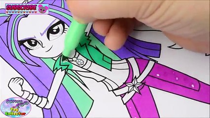 Descargar video: My Little Pony Coloring Book MLPEG The Dazzlings Colors Episode Surprise Egg and Toy Collector SETC