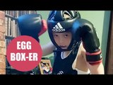 Nine-year-old boy who pocketed £8,000 flogging eggs quits job - to become a boxer