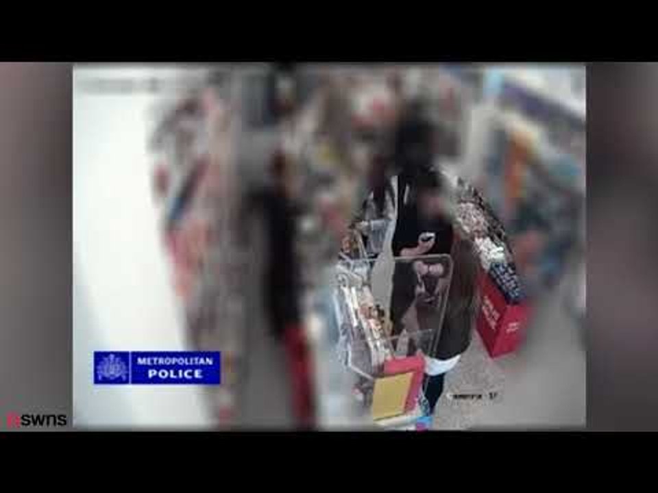 Police are hunting woman who was confronted by security on suspicion of shoplifting