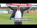 Twitter Reacts To Sam Allardyce's First England Press Conference