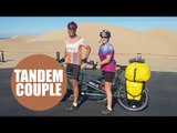 Middle-aged couple travel 11,500 miles around the world on a tandem bike