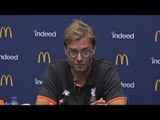 Press Conference With Jurgen Klopp Following Barcelona Friendly At Wembley
