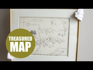 Original sketch of Winnie-the-Pooh's Hundred Acre Wood set to sell