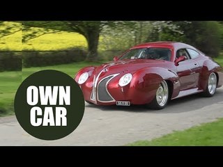 A cabinet maker has converted a Jaguar into his own unique car