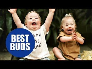 Adorable toddlers with Down Syndrome become best friends