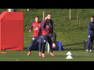 England Train Ahead Of Scotland World Cup Qualifier