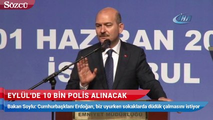 Eylül'de 10 bin polis alınacak