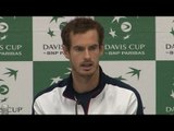 Andy Murray Press Conference - Overcomes Injury To Set Up Decisive Fifth Rubber In Davis Cup Semi