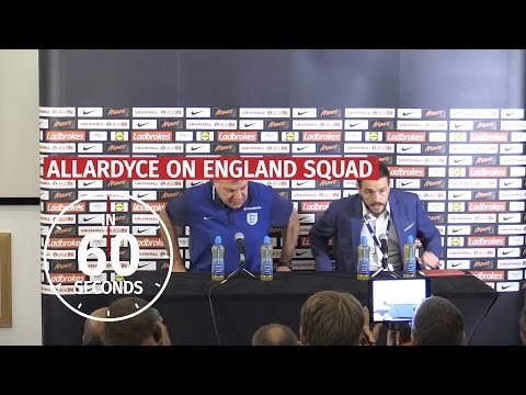 In 60 Seconds - Sam Allardyce On England Squad Selection