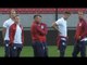 England Team In A Walkabout Ahead Of Their World Cup Qualifier Against Slovakia