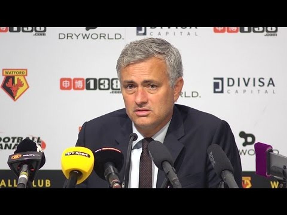 Watford 3-1 Manchester United - Jose Mourinho Full Post Match Press Conference
