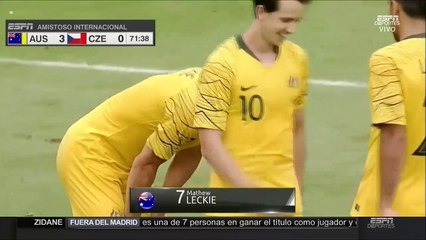 0-3 Mathew Leckie Goal International  Friendly - 01.06.2018 Czech Rep 0-3 Australia