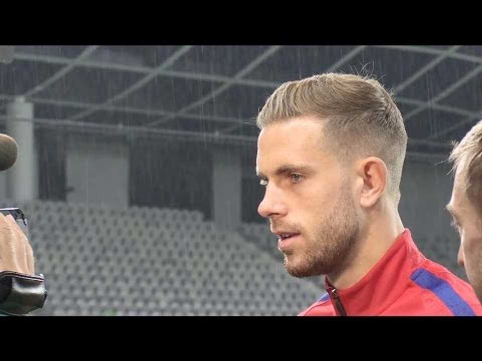 England Players Walkabout The Stožice Stadium Ahead Of Slovenia Clash