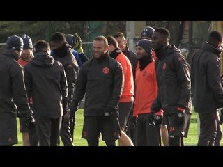 Wayne Rooney & Jose Mourinho In Good Spirits Ahead Of Feyenoord Clash