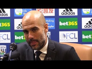 West Brom 0-4 Manchester City - Pep Guardiola Full Post Match Press Conference