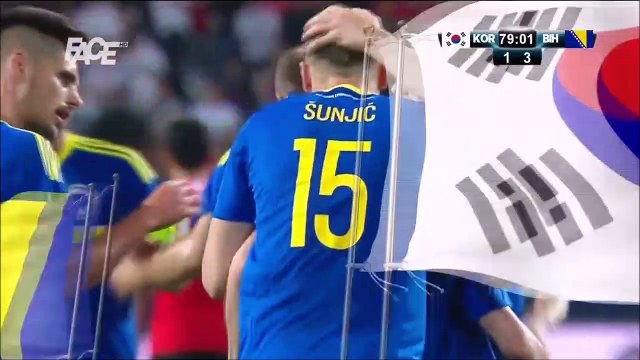 1-3 Edin Višća Goal International Friendly - 01.06.2018 South Korea 1-3 Bosnia-Herzegovina