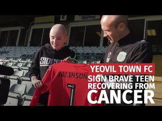 Yeovil's Football Team Just Signed A Teenager Recovering From Cancer