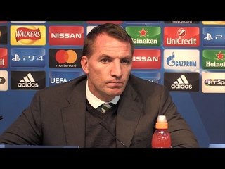 Video herunterladen: Manchester City 1-1 Celtic - Brendan Rodgers Full Post Match Press Conference - Champions League