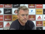 David Moyes Pre-Match Press Conference - Sunderland v Arsenal