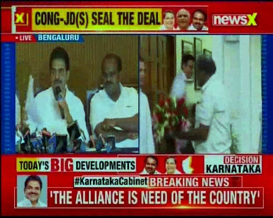 Congress-JD(S) forms a pre-poll alliance for th...
