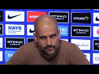 Pep Guardiola Pre-Match Press Conference - Manchester City v Arsenal - Embargo Extras