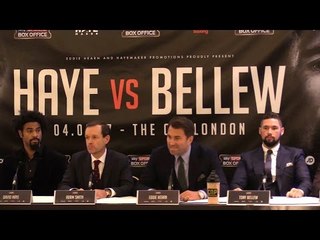 David Haye & Tony Bellew FULL Press Conference