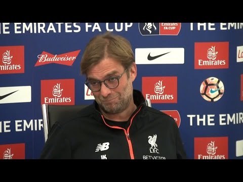 Jurgen Klopp Pre-Match Press Conference - Liverpool v Plymouth - FA Cup - Embargo Extras