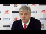 Liverpool 3-1 Arsenal - Arsene Wenger Full Post Match Press Conference