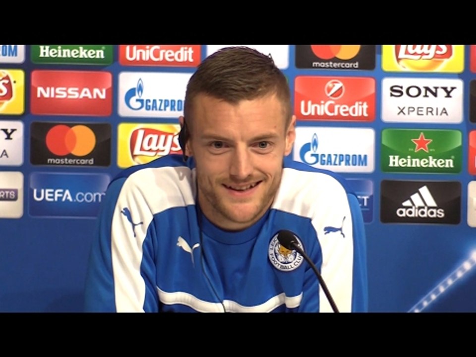 Jamie Vardy Full Pre-Match Press Conference - Sevilla v Leicester City - Champions League