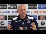 Alan Pardew Pre-Match Press Conference - Crystal Palace v Southampton