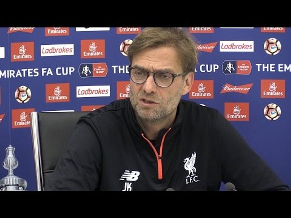 Jurgen Klopp Pre-Match Press Conference - Liverpool v Wolves - FA Cup - Embargo Extras