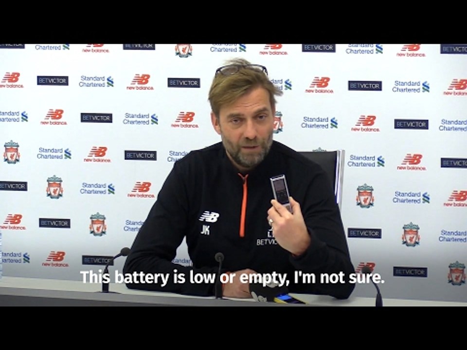 Jurgen Klopp Says Liverpool's Batteries Are Not Low
