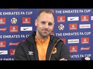 David Meyler Pre-Match Press Conference - Fulham v Hull - FA Cup - Embargo Extras