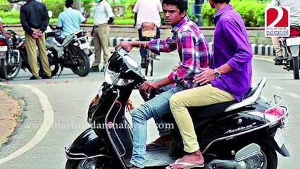 Vehicle Checking n front of Bars