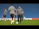 Monaco Players Train At The Etihad Ahead Of Champions League Match Against Manchester City