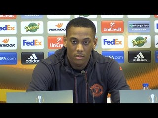Anthony Martial Full Pre-Match Press Conference - St-Etienne v Manchester United - Europa League