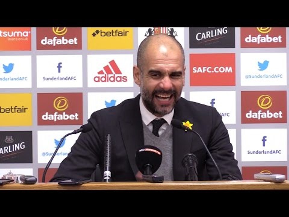 Sunderland 0-2 Manchester City - Pep Guardiola Full Post Match Press Conference