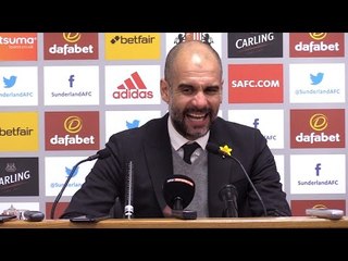 Sunderland 0-2 Manchester City - Pep Guardiola Full Post Match Press Conference
