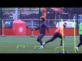 Marouane Fellaini Left Confused In Manchester United Training 