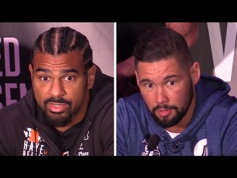 Press Conference With David Haye & Tony Bellew Ahead Of Their Heavyweight Clash