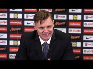 England 2-0 Lithuania - Edgaras Jankauskas Full Post Match Press Conference