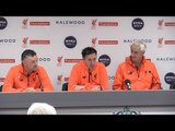 Liverpool 4-3 Real Madrid - Press Conference With Liverpool Legends Aldridge, Rush & Fowler