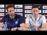 Gareth Southgate & Gary Cahill Pre-Match Press Conference - England v Germany