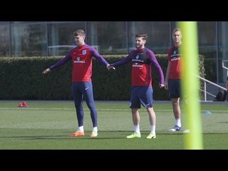 World Cup Qualifier - England Train Ahead Of Lithuania Match