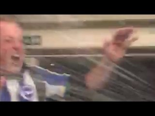 Brighton & Hove Players & Fans Celebrate Promotion