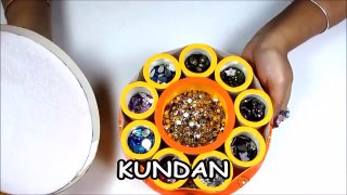 How to make a Kundan Rangoli | Art with Creativity