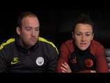 Manchester City Women's Press Conference Ahead Of Champions League Semi-Final Against Lyon